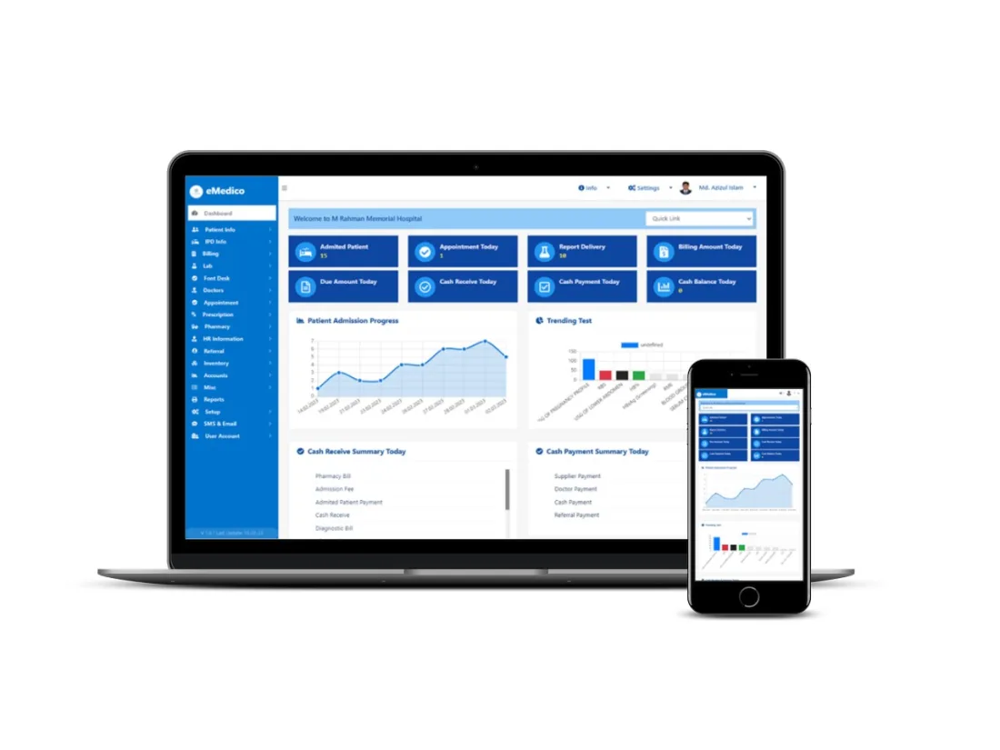 Hospital, Diagnostic & Clinic Software