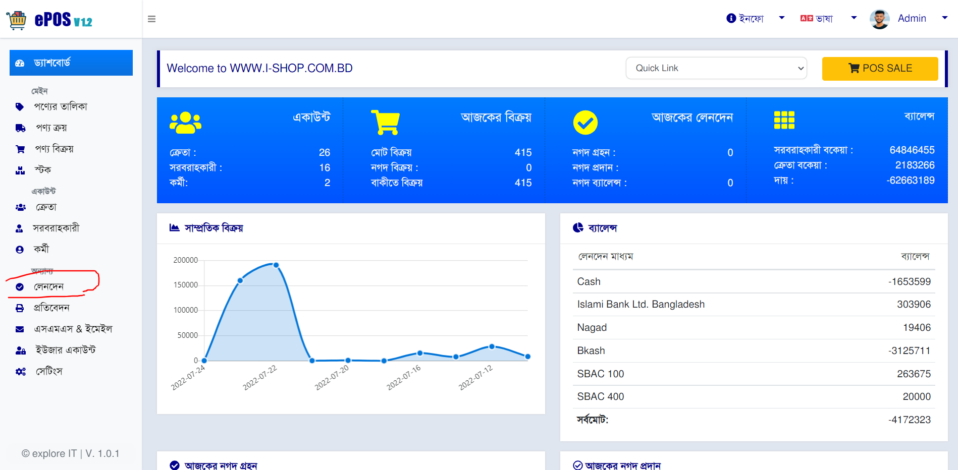 ePOS (Online Pos Software)